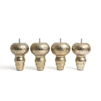 Комплект из 4 ножек для Кроватного основания из кованого металла Rani комплект из 4 серый AM.PM  фото, kupilegko.ru